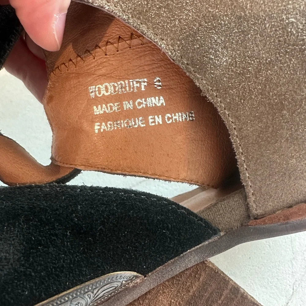 Jeffrey Campbell Anthropologie Woodruff Cutout Ankle Booties size 8 - Picture 8 of 12